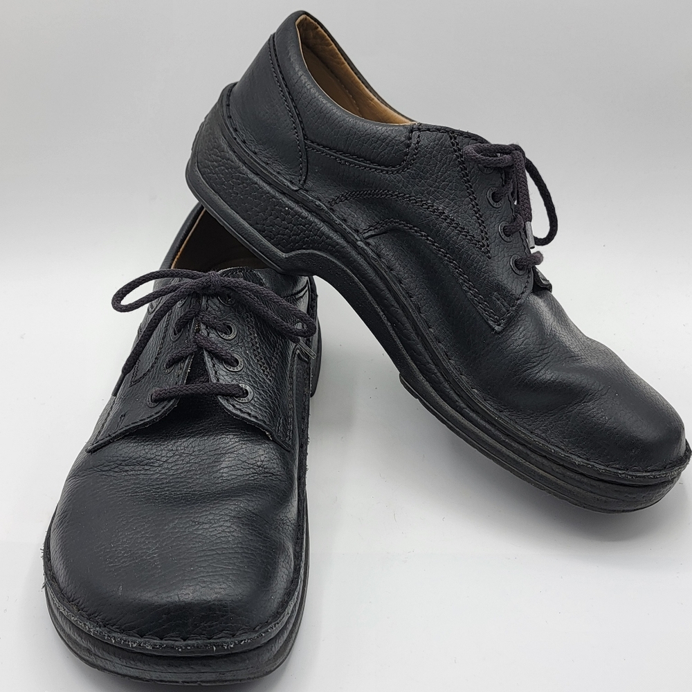 Birkenstock Black Leather Oxfords Size‎ 45 (M 12-12.5) #1313